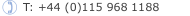 +44 (0)115 968 1188