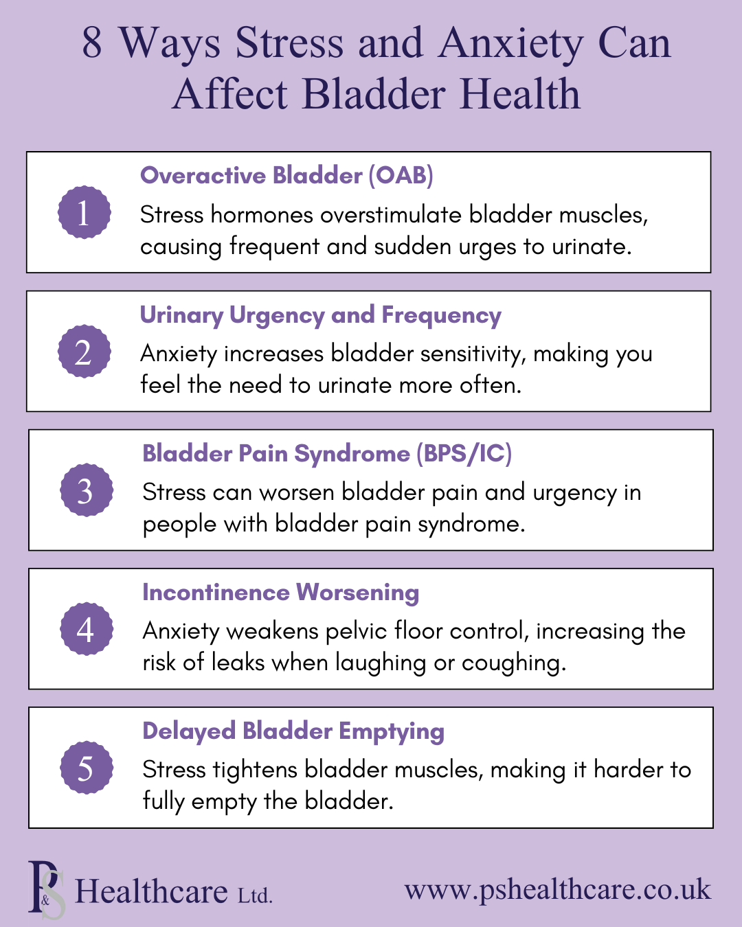 8 Ways Stress and Anxiety Can Affect Bladder Health