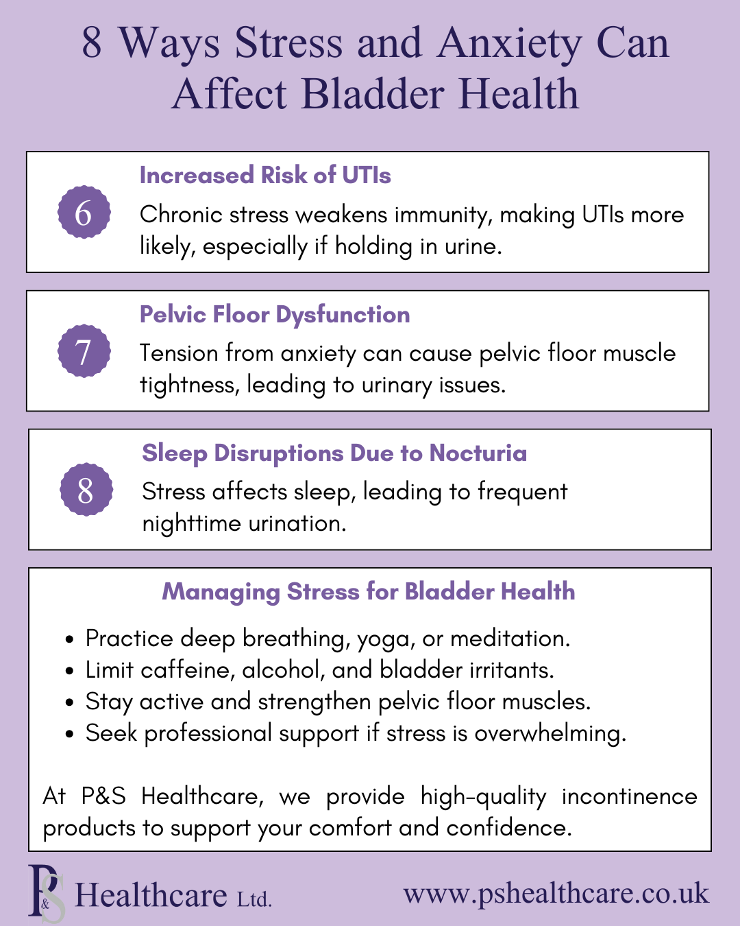 8 Ways Stress and Anxiety Can Affect Bladder Health