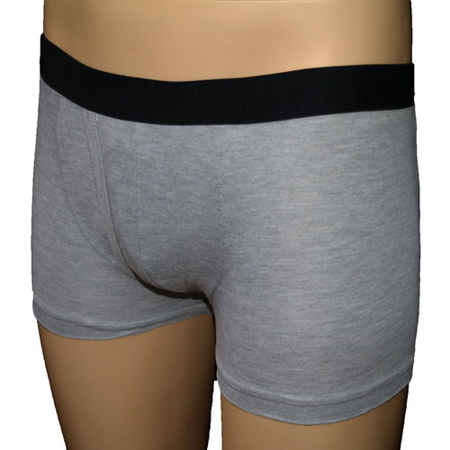 Mens Padded Trunk With Built in Pad - GREY (6001G)