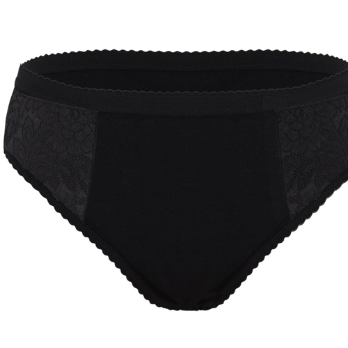 Ladies IncoElite Lace High Leg protection Pant Black (4018B)