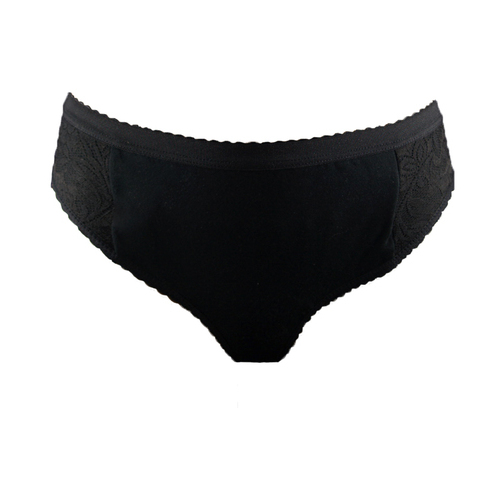 Ladies Inco-Elite Lace High Leg protection Pant- Black (4018B)