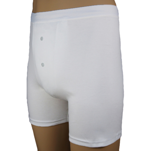 Men's Plus Size Boxer Short with Built-in Pad 2005BX - Washable Incontinence Underwear