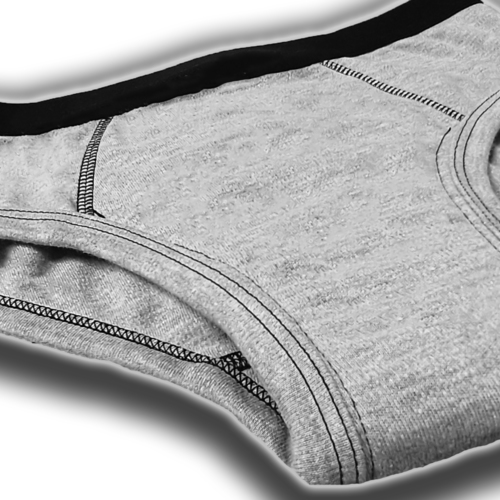 New Mens Padded Slip - Grey