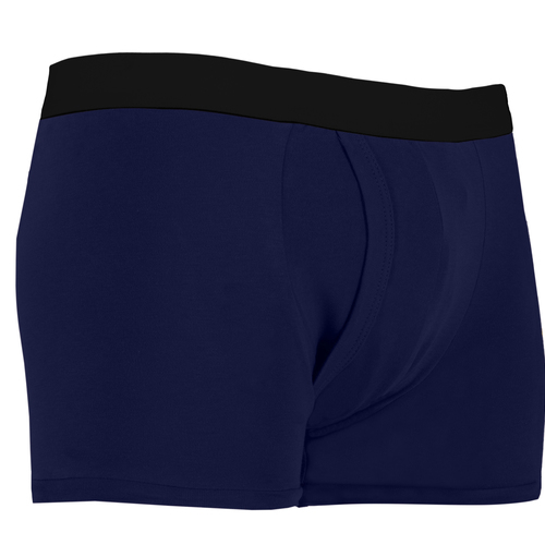 Mens Padded Trunk With Built in Pad - NAVY (6001N)