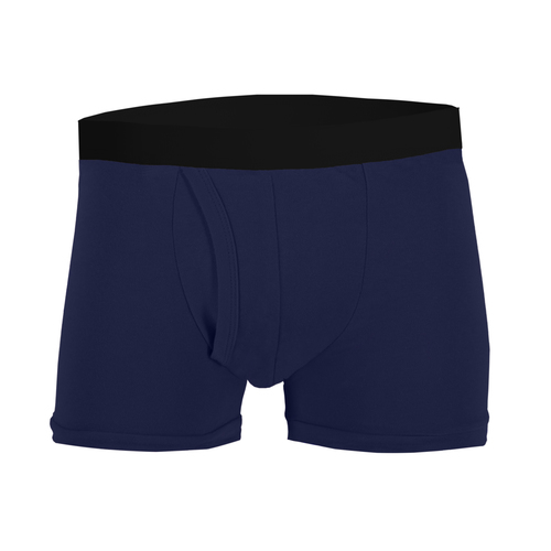 Mens Padded Trunk With Built in Pad - NAVY (6001N)
