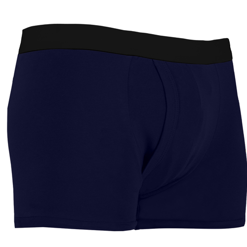Mens Padded Trunk With Built in Pad - NAVY (6001N)