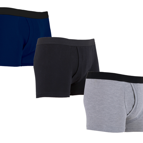 Men's Padded Trunk Multi-Pack - Dark Colours