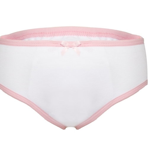 Girls concealed padded incontinence briefs & pants from the childrens incontinence product range.