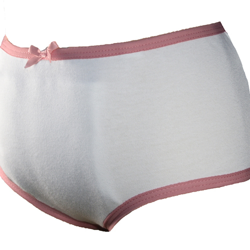 Girls training pants, trainer pants from the childrens incontinence product range.