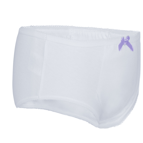 Girls padded briefs, incontinence pants from the childrens incontinence product range.