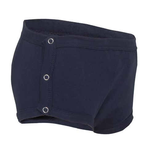 Drop down trainer pants, training pants from the childrens incontinence product range.