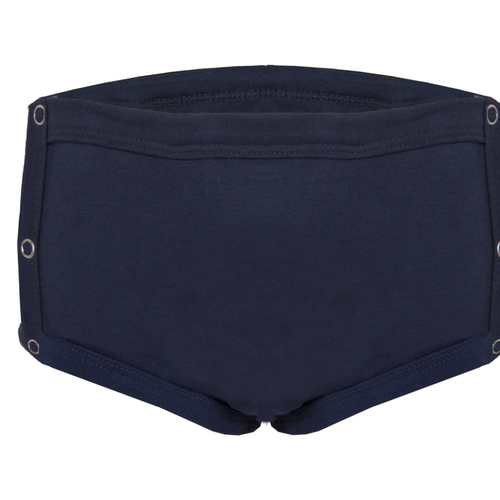 Drop down trainer pants, training pants from the childrens incontinence product range.