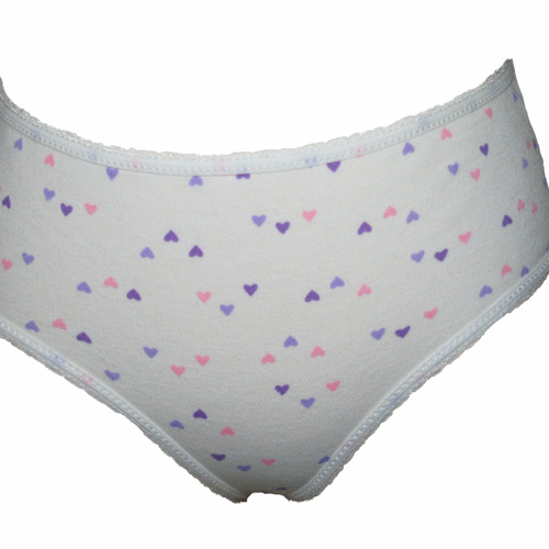 The Girls Printed Padded Brief (2008P-2008BK-2008PK)