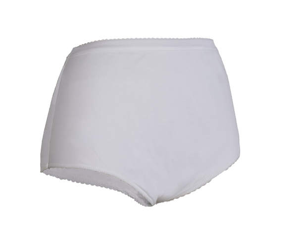 Ladies Washable Incontinence Pants | White | 2X Large