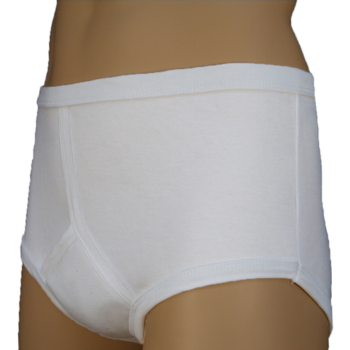 Men's Incontinence Traditional Plus Size Super Y Front 2004SBX - Comfortable Protection